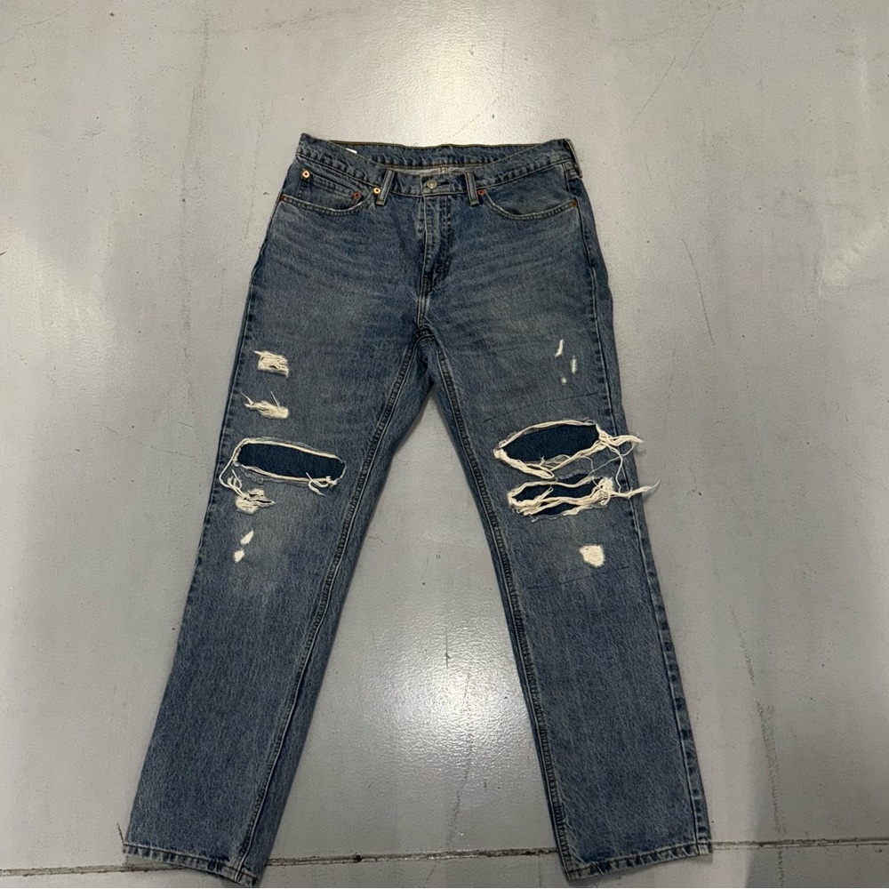 Levi’s  Blue Distressed Men's Jeans